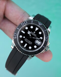 Rubber on White Gold Yacht-Master