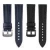 6Nylon_Strap_for_New_Zenith_Defy_22-23mm_ Black & Grey Nylon Strap Bracelet for Zenith Defy 9000 Series