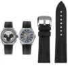 7Nylon_Strap_for_New_Zenith_Defy_22-23mm_ Black & Grey Nylon Strap Bracelet for Zenith Defy 9000 Series