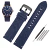 Nylon_Strap_For_Mido_Ocean_Star_Pilot-11 Navy Blue Nylon Strap for Mido Ocean Star Pilot Band - 22mm