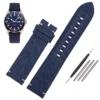 Nylon_Strap_For_Mido_Ocean_Star_Pilot-12 Navy Blue Nylon Strap for Mido Ocean Star Pilot Band - 22mm
