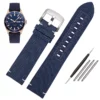 Nylon_Strap_For_Mido_Ocean_Star_Pilot-13 Navy Blue Nylon Strap for Mido Ocean Star Pilot Band - 22mm
