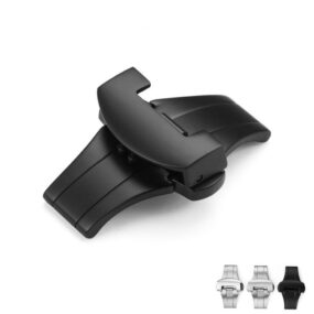 PVD Black Folding Clasp Buckle for Officine Panerai - Stainless Steel