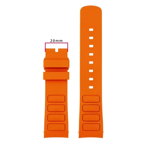Rubber_Strap_For_Mido_Multifort-12 Orange Curved Rubber Strap for Mido Helmsman- 22mm