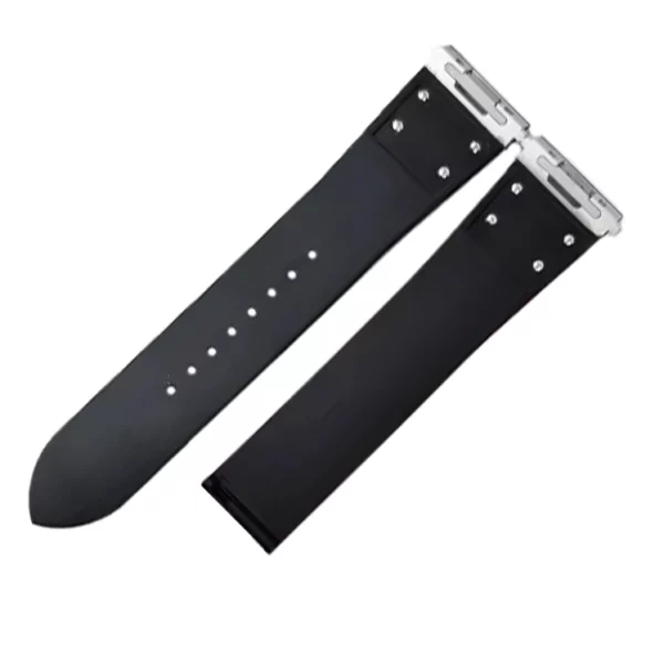 Rubber_Straps_for_New_Santos_Quick-release_with_screws-15 copy 2 Black Rubber Strap Band with Screws for New Santos Cartier Quick Switch