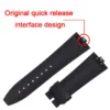 S9e24711c610747de9392a09f084fc764y Black Rubber Strap for Vacheron Constantin Overseas Quick-Release - 24x7mm