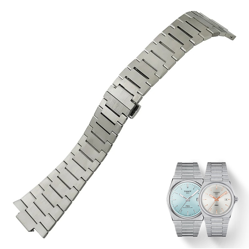 Quick Release Strap Bracelet for Tissot 1853 PRX in Stainless Steel - Image 2