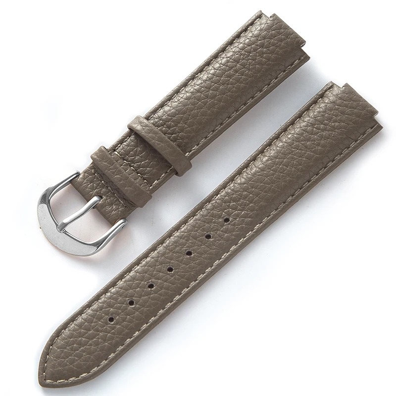 Taupe Grey Calf Leather Strap for Cartier Ballon Bleu – 5 Sizes