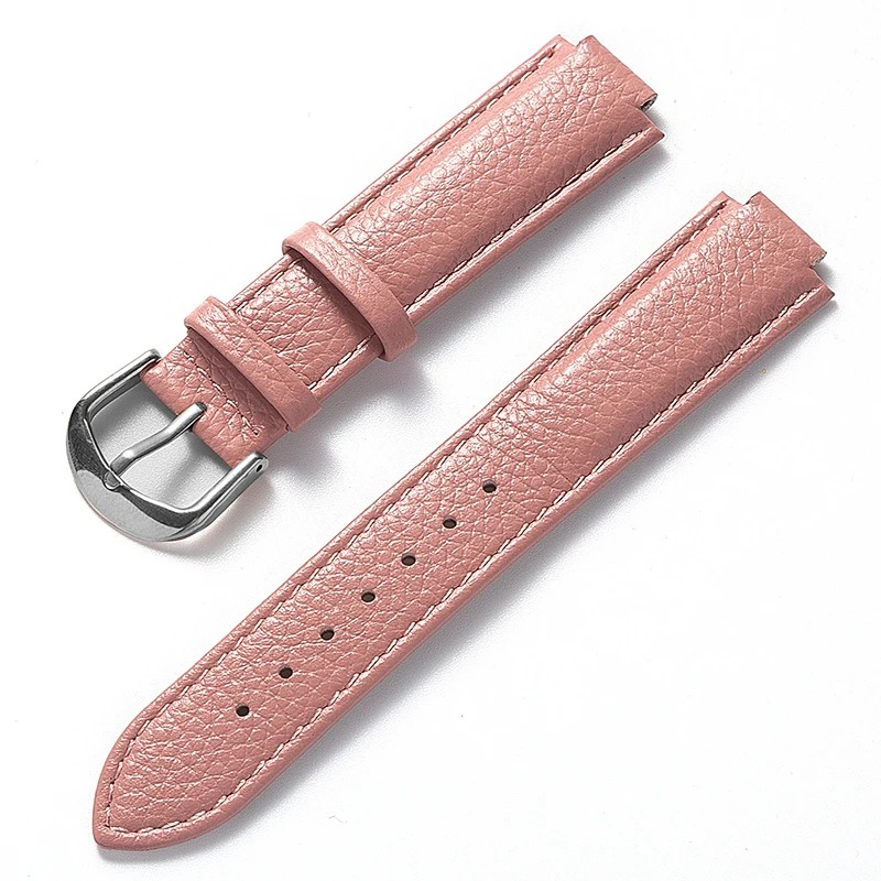 Pink Calf Leather Strap for Cartier Ballon Bleu – 5 Sizes
