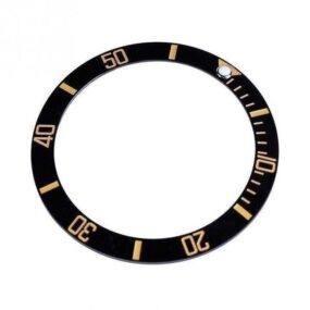 Black & Gold Ceramic Bezel for Rolex Submariner