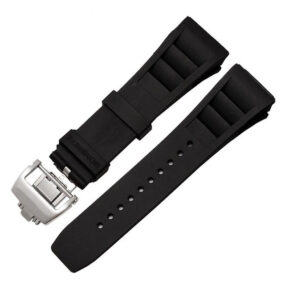 Black Rubber Strap Bracelet for Richard Mille