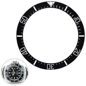Black & White Insert Bezel Ceramic for Rolex Deepsea Sea-Dweller 40mm