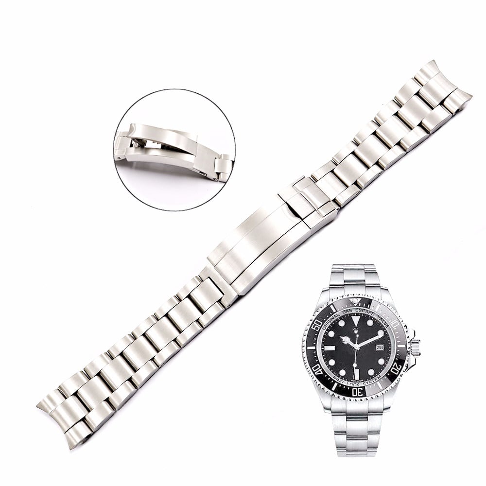 Steel Glidelock Oyster Bracelet for Rolex Submariner 20mm