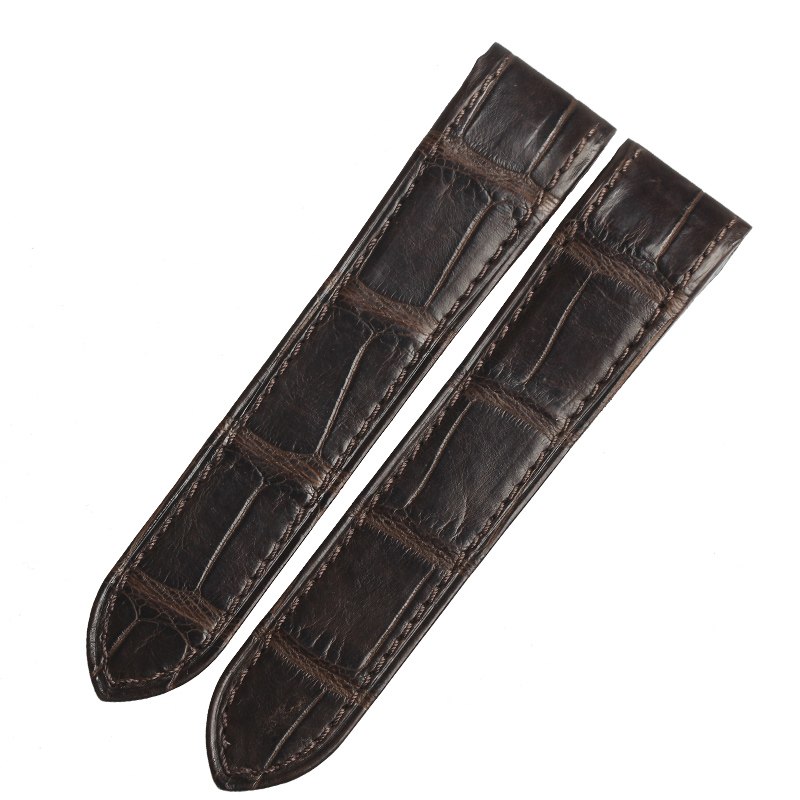 Brown Genuine Crocodile leather