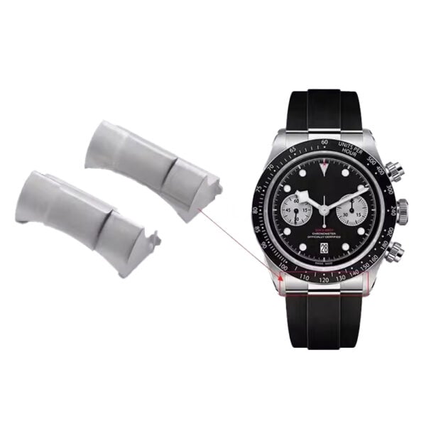 TUDOR BLACK BAY ステンレス　リベットブレス22mm Silver Curved End Links for Tudor Black Bay 22mm