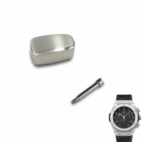 Silver Push Button Hublot Classic Fusion In Stainless Steel