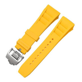 Yellow Rubber Strap Band for Richard Mille