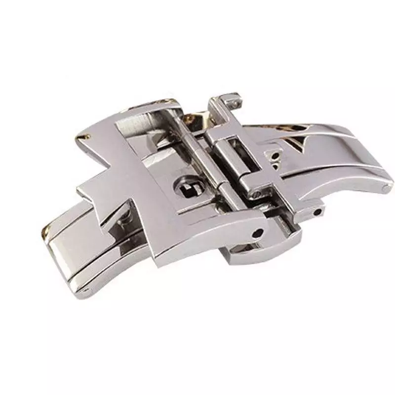 silver-folding-clasp-buckle-for-vacheron-constantin-stainless-steel(1) Silver Folding Clasp Buckle for Vacheron Constantin - Stainless Steel