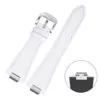 1.1 White Strap Band for Tissot PRX Bracelet with Quick-Release in Alligator/Crocodile Grain with End Link 26x12mm