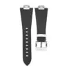 1.2 White Strap Band for Tissot PRX Bracelet with Quick-Release in Alligator/Crocodile Grain with End Link 26x12mm