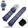 4500v-110a-b128_sdt_le_tr_1070715 copy Blue Leather Strap for Vacheron Constantin Overseas Quick-Release Crocodile/Alligator Grain - 24x7mm