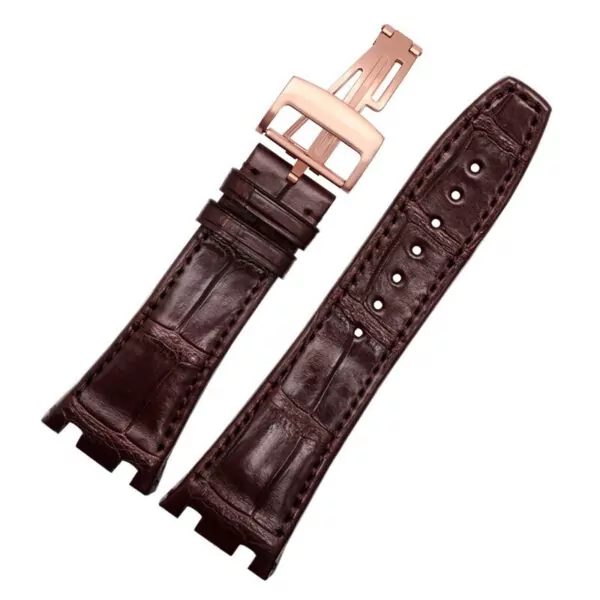 Audemars_Piguet_Straps_Parts_256 - SA:ROO (1) Brown Genuine Alligator Strap Royal Oak Offshore Audemars Piguet 28mm