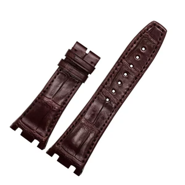 Audemars_Piguet_Straps_Parts_257 - SA:ROO (1) Brown Genuine Alligator Strap Royal Oak Offshore Audemars Piguet 28mm