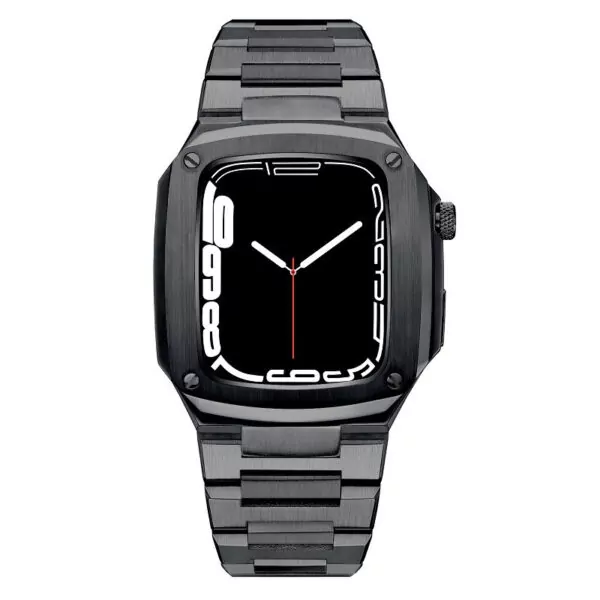 B2_bracelet-en-acier-inoxydable-pour-apple_variants-11 Full Black Nautilus Case with Stainless Steel Bracelet for Apple Watch Series