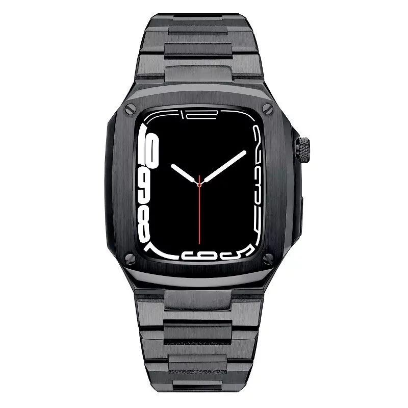 B2_bracelet-en-acier-inoxydable-pour-apple_variants-11 Full Black Nautilus Case with Stainless Steel Bracelet for Apple Watch Series