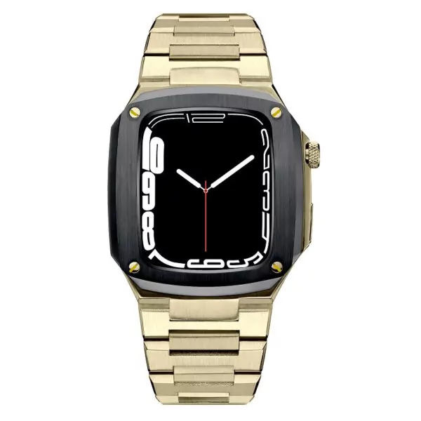 BG_bracelet-en-acier-inoxydable-pour-apple_variants-39 Black & Gold Nautilus Case with Stainless Steel Bracelet for Apple Watch Series
