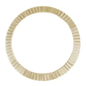 MEN--DATEJUST-05 Gold Bezel for Rolex Datejust II / Sky-Dweller 41mm in Stainless Steel