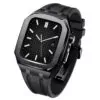 Black B_kit-de-modification-compatible-avec-appl_variants-11 Full Black DLC Royal Oak Case & Rubber Band for Apple iWatch Series