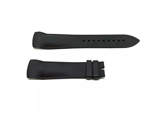 Black Rubber Strap Bracelet for Franck Muller_Casablanca_22mm_6 Black Strap For Cassablanca Franck Muller 22mm In Rubber