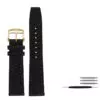 Black gold pin_bracelet-en-cuir-pour-montre-longines-iw_variants-1 Black Strap Band for Longines Hydro Conquest, Heritage, Master In Nylon 20, 21, 22mm