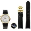 Black gold_bracelet-en-cuir-veritable-pour-hommes_variants-12 Black Calf Leather Strap For Jaeger-LeCoultre Reverso, Master Control, Ultra-Thin - 19,20,21mm