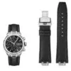Black silver-B_watch-band-for-maurice-lacroix-aikon-ser_variants-0 copy Black Strap Bracelet For Maurice Lacroix Aikon in Nylon in 24mm