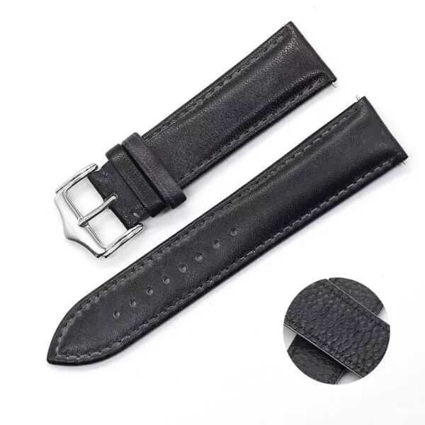 Black_ouveau-bracelet-de-montre-en-cuir-verit_variants-3 Black Universal Leather Watch Strap in Calf Leather - 20, 22mm