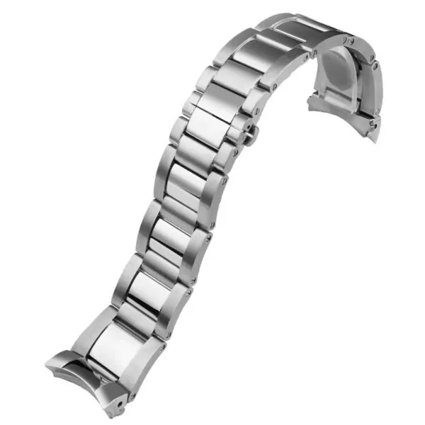 Blancpain_Steel_Strap_23mm_ Fifty_Fathoms_67 Silver Strap Bracelet for Blancpain Fifty Fathoms 5015 in Stainless Steel - 23mm