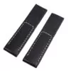Blk flat leather_cinturino-in-nylon-cinturino-in-vera-pel_variants-5 Black Leather & Rubber Strap For Breitling Avenger, Navitimer, Chronomat In Calf Leather 22, 24mm