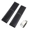 Blk flat leather_cinturino-in-nylon-cinturino-in-vera-pel_variants-5 copy Black Leather & Rubber Strap For Breitling Avenger, Navitimer, Chronomat In Calf Leather 22, 24mm