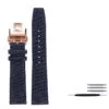 Blue RG Folding_bracelet-en-cuir-pour-montre-longines-iw_variants-14 Blue Strap Band for Longines Hydro Conquest, Heritage, Master In Nylon 20, 21, 22mm