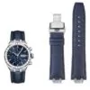 Blue silver-B_watch-band-for-maurice-lacroix-aikon-ser_variants-1 Blue Strap Bracelet For Maurice Lacroix Aikon in Nylon in 24mm