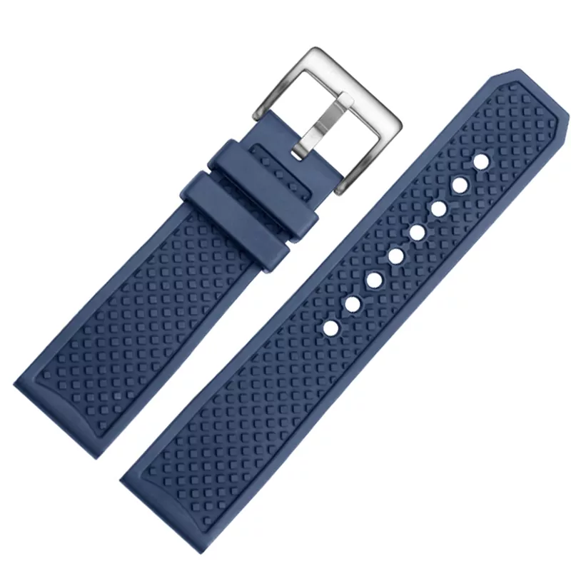 Blue silver buckle_boucle-ardillon-pour-bracelet-de-montre_variants-0 Blue Rubber Strap Bracelet for Cartier Caliber