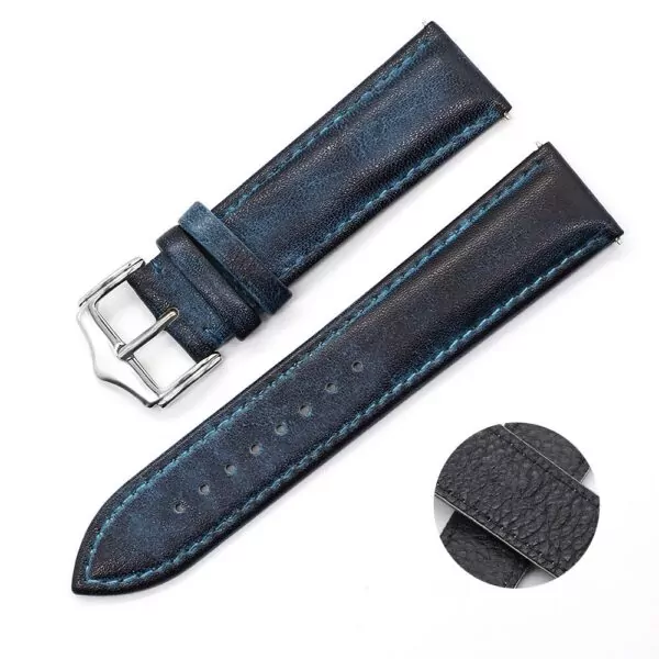 Blue_ouveau-bracelet-de-montre-en-cuir-verit_variants-4 Blue Universal Leather Watch Strap in Calf Leather - 20, 22mm