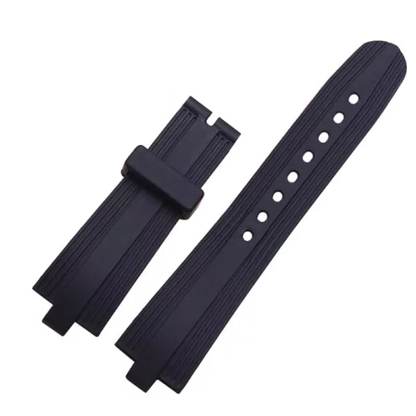 Bvlgari_Straps_Parts_75 - Diagono BV (1) copy Black Rubber Strap for Bvlgari Diagono Scuba - 22mm x 7mm
