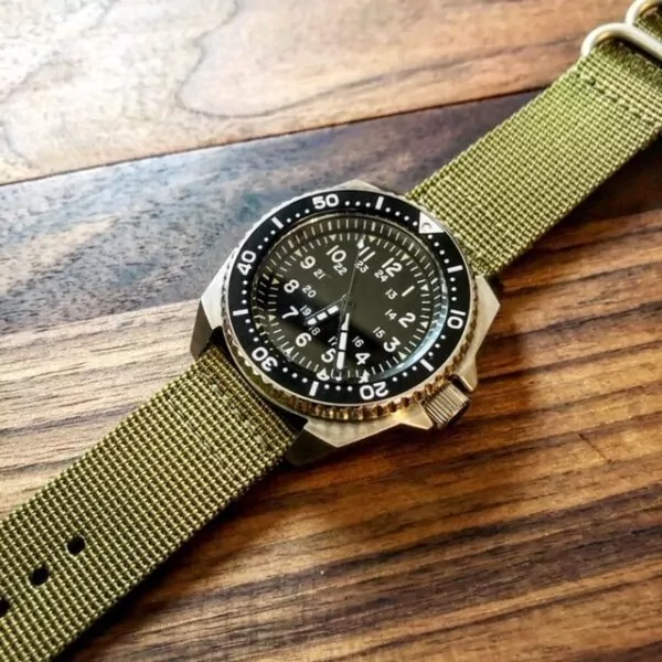 CT708-Pilot.jpg Polished/Brushed Full Size Seiko Samurai Conversion Case – 200M SKX007
