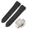 Cartier_Straps_Parts_676 - SP: Santos Leather (1) Black Alligator Grain Leather for Cartier Santos 100 M/XL