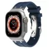 Case-Royal-Oak-Apple-Iwatch-24 Blue and Silver Rubber Band for Apple iWatch Series with Royal Oak End Links