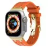 Case-Royal-Oak-Apple-Iwatch-26 Orange and Gold Rubber Band for Apple iWatch Series with Royal Oak End Links