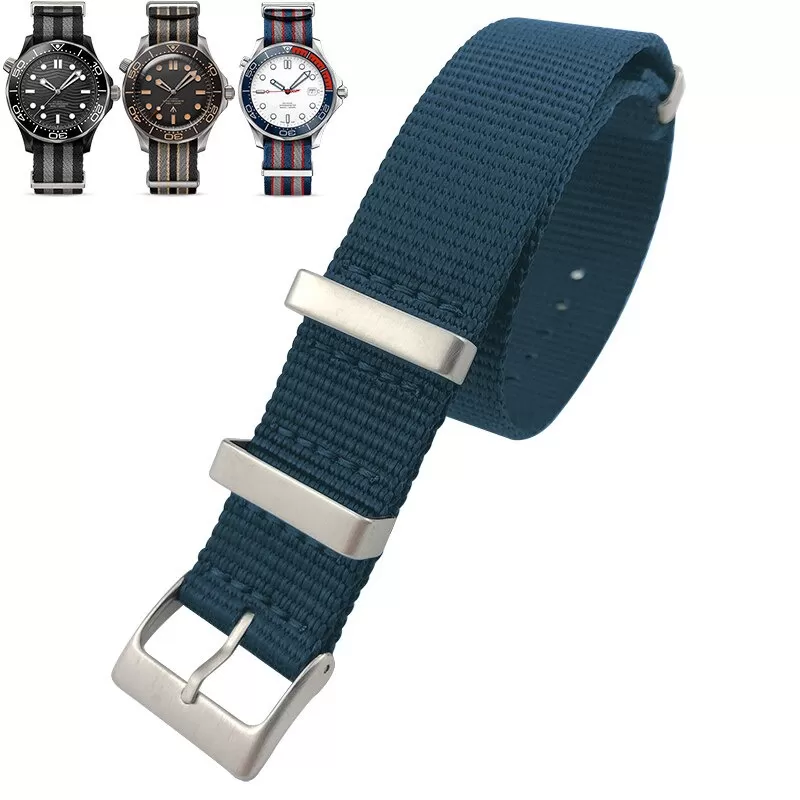 Dark Blue_bracelet-nato-en-nylon-non-pelucheux-20_variants-2 Dark Blue Nato Strap Tudor Black Bay, Pelagos in Nylon -20mm, 22mm